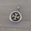 dije de acero cruz de malta