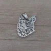 dije de acero gato calado