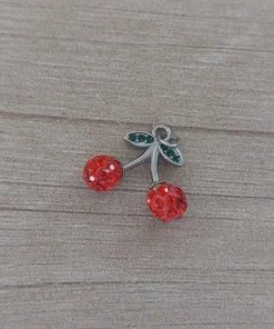 dije de acero guinda o cereza