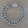 pulseras de acero con strass