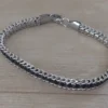 pulsera de acero con strass