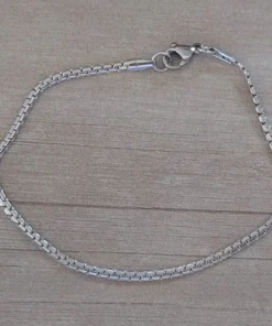 pulseras de acero plana