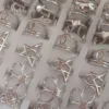 Caja de 36 anillos de acero varios modelos