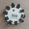 Broches mini en forma de corazón color negro