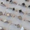 Caja de anillos de acero van cleef