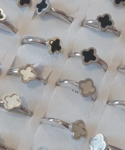 Caja de anillos de acero van cleef