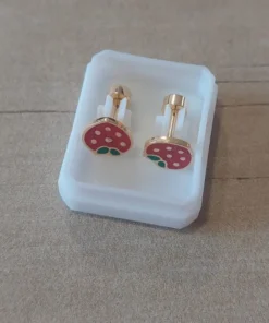 Abridor acero dorado frutilla