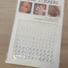 Plancha de stickers corporales surtido en tamaño