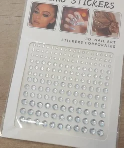 Plancha de stickers corporales surtido en tamaño
