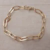 Pulsera de acero dorado