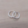 Aro de acero blanco argolla bisagra
