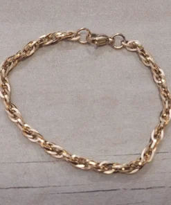Pulsera de acero dorado tourbillon