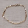 Pulsera de acero dorado box