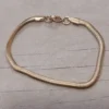 Pulsera de acero dorado vibora