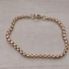 Pulsera de acero rolo cuadrada