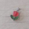 Dije de acero tulipan