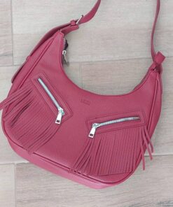 CARTERA CON FLECOS Y CIERRES FRONTALES BORDO 30 X 18 X 8 CM