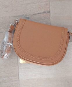 CARTERA TIPO BANDOLERA CAMEL 23 X 19 X 7 CM