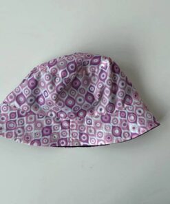 GORRO PILUSO OJO TURCO LILA, REVERSIBLE NEGRO LISO