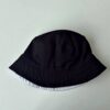 GORRO PILUSO GABARDINA LISA REVERSIBLE NEGRO/BLANCO
