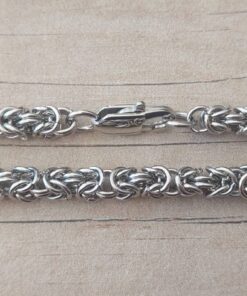 CADENA DE ACERO NUDO PERUANO 5.0 X 55 CM