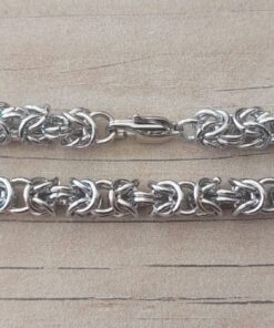 CADENA DE ACERO NUDO PERUANO 7.0 X 55 CM