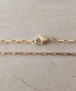 CADENA DE ACERO DORADO BOX 1.5.