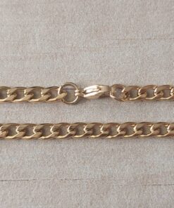 CADENA DE ACERO DORADO GRUMET 1.2