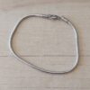 PULSERA DE ACERO COLA DE RATÓN 1.5 MM. LARGO 19 CM