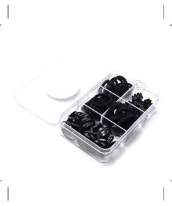 Set de colitas y broches en caja