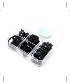 Set de colitas y broches en caja