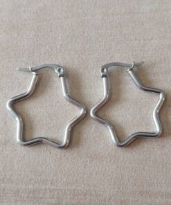 ARO DE ACERO ARGOLLA ESTRELLA 30 MM