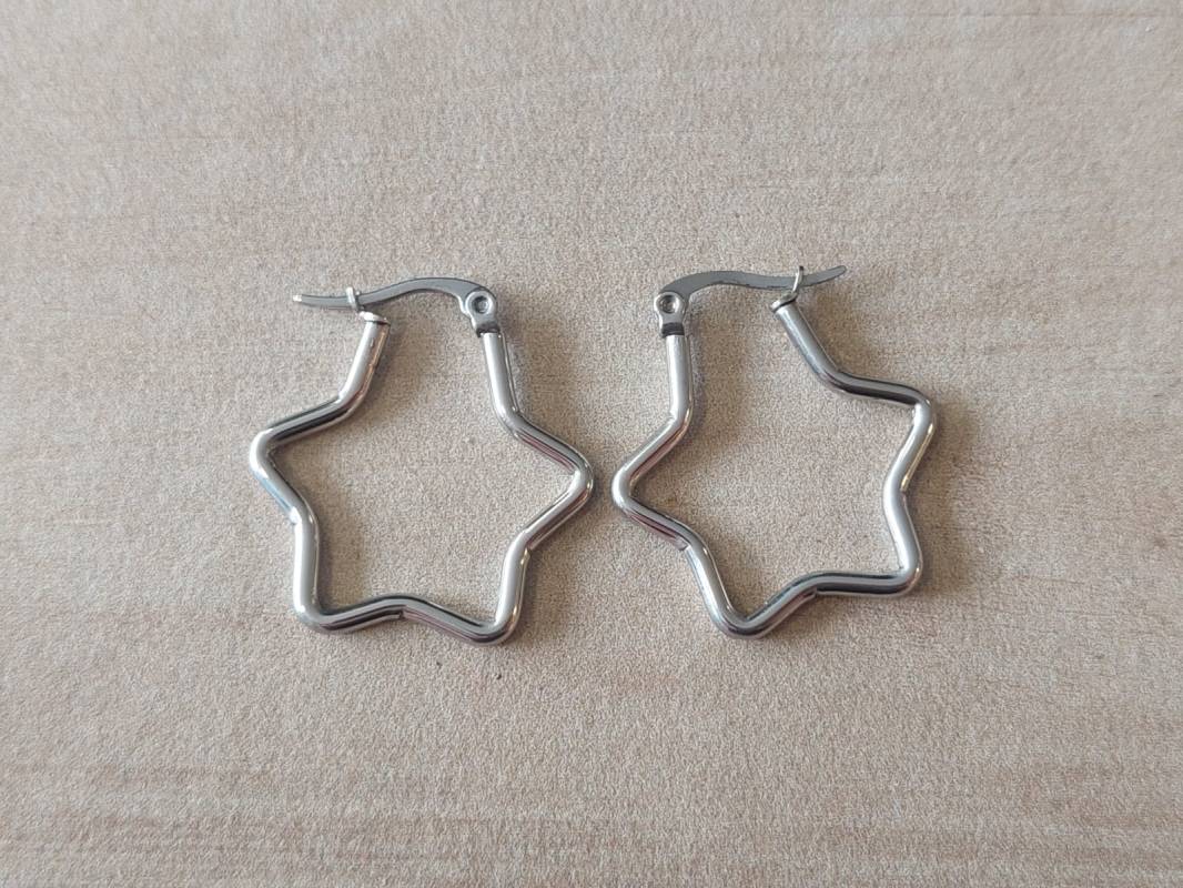 ARO DE ACERO ARGOLLA ESTRELLA 30 MM
