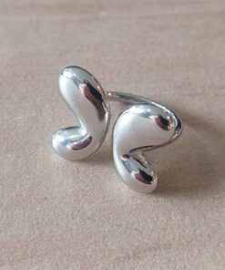 ANILLO DE ACERO MARIPOSA