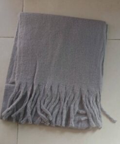 BUFANDON A LISO GRIS 40 X 190 CM