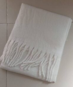 BUFANDON A LISO MARFIL 40 X 190 CM