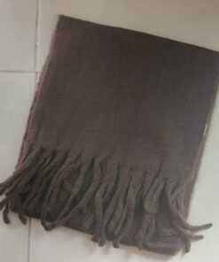 BUFANDON A LISO CHOCOLATE 40 X 190 CM