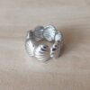 ANILLO DE ACERO OSTRA SIN FIN