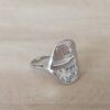 ANILLO DE ACERO PETALO