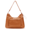 Cartera Tanger doble correa con remaches y llavero 40x30x12cm. x 1u.