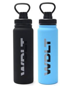 Botella termica deportiva con pico y tapa rosca 800 ml x1u