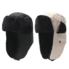 Gorro bomber interior piel x 1 unid