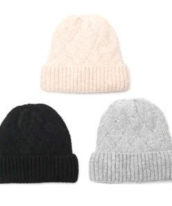 Gorro rocky mujer liso interior piel x1u