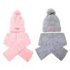 Set gorro y bufanda infantil