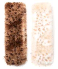 Bufanda piel animal print 87x13 cm x1u