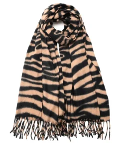 Bufanda Skora piel cebra 74x180 cm x1u