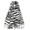 Bufanda Skora piel cebra 74x180 cm x1u