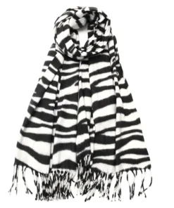 Bufanda Skora piel cebra 74x180 cm x1u
