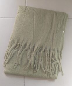 BUFANDON A LISO VERDE 40 X 190 CM