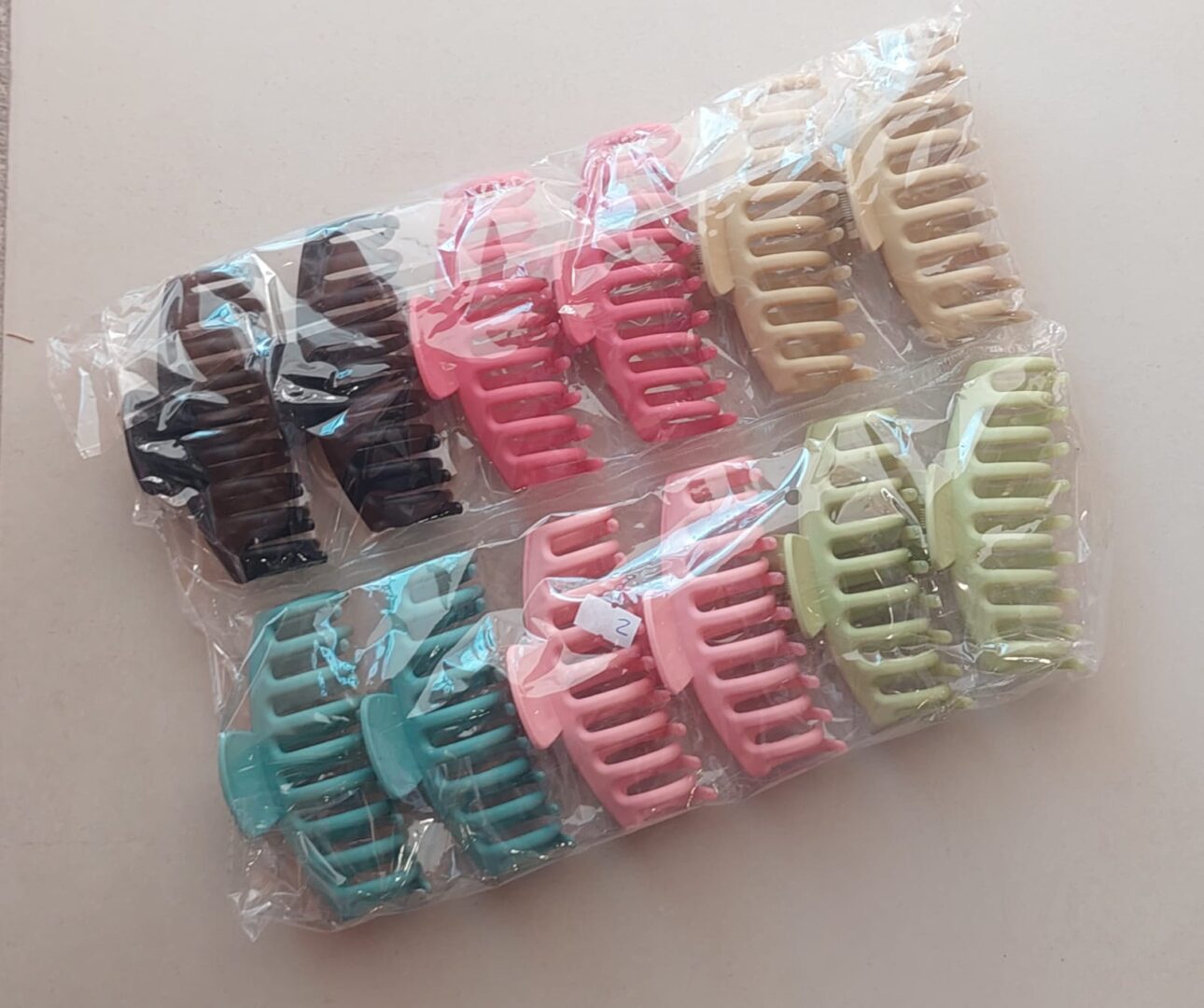 BROCHES ( 100 MM ) 9 DIENTES X 12 UNIDADES SURTIDO DE COLORES